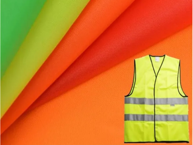 Fluorescent 210d Polyester Oxford Fabric pro Safety Vest