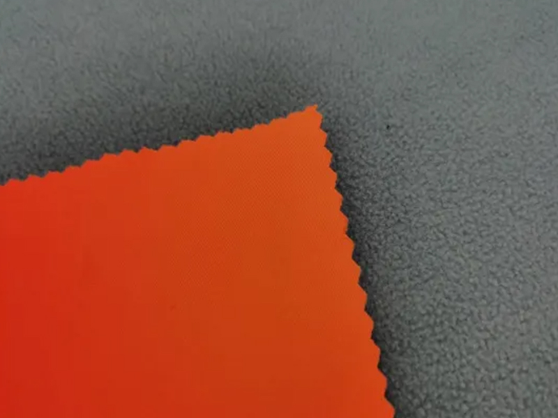 Softshell Polyester Quater via Spandex fabricae Bonded Polaris vellus cum TPU Inside